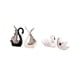 thumbnail image 5 of Elegantes Figuras De Cisne De Resina Cerámica, Esculturas Para El Hogar, La Oficina, El Estante, El Aniversario, La Chimenea, El Dormitorio, La Sala De Estar, La Decoración De Tartas, La, 5 of 8