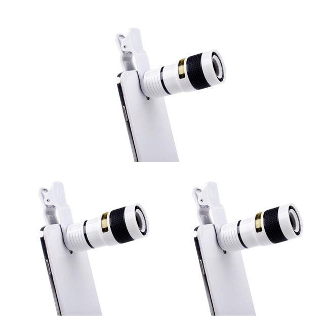 Seitruly Phone Telescopic Camera 8X Outdoor Birdwatching Focal Smartphone Clip Travel Lens External Backpacking Long Telephoto Type1 NO1