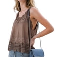 thumbnail image 6 of Tank Tops for Women V Neck Lace Spaghetti Strap Summer Going Out Tops, 6 of 6