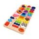 thumbnail image 1 of Clasificador de formas de madera, rompecabezas de números, juego de mesa de aprendizaje de educación temprana para niños pequeños, juego de conteo 5, 1 of 9