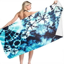 XMMSWDLA Oversized Microfiber Beach Towels Bulk 30''X60'' Hawaiian Pool Bath Towels Absorbent Quick Drying Camping Towel Sand Free Summer Beach Towel for Swimming Sport Beach