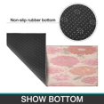 thumbnail image 7 of 2 Piece Red Pink Dalia Flowers Rug Kitchen Rug Set, Decor Kitchen Rugs, Absorbent Non-Slip Washable Floor Mats, Home Indoor Runner Rugs 17"x47"+17"x30", 7 of 7