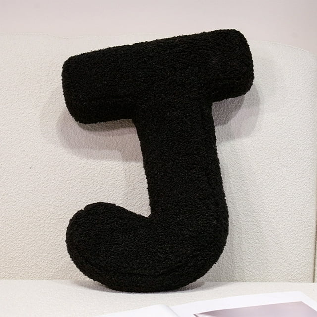26 almohadas con letras, bonitas y suaves, decorativas, con el alfabeto inglés, para sala de estar, sofá, cama, coche.