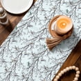 thumbnail image 3 of Natural Trees Branches Table Runner 48 Inches, Colored Birds Vintage Rustic Blue Bed Runner Dresser Scarves Tabletop for Indoor Outdoor Parties/Ceremony/Banquet, 13" x 48", 3 of 8