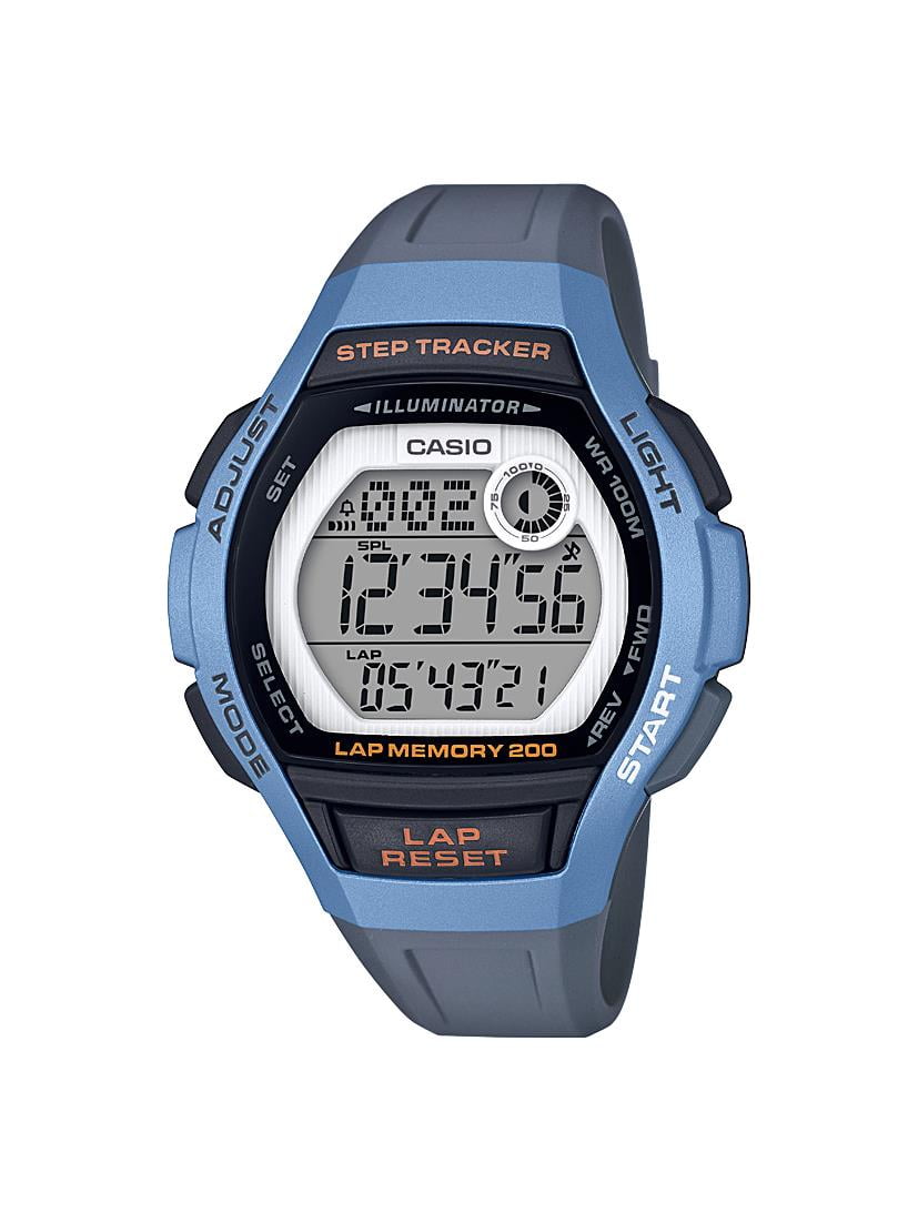 Casio Women's Step Tracker Watch, Light Blue LWS2000H-2AV - Walmart.com