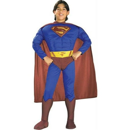 Costumes For All Occasions Ru82302Lg Superman Muscle Chest Chld Lg