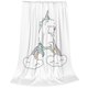 thumbnail image 2 of Balery Unicorn and Wine Manta de Felpa Suave y Acogedora – Cobija de Franela Aterciopelada para Cama, Lavable y Cálida para Sofá, Mascotas, Transpirable-80"x60", 2 of 7