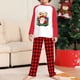 thumbnail image 1 of Traje familiar con pantalones largos cuello redondo diseño de Papá Noel ajuste holgado traje diario informal FLhrweasw Nuevo, 1 of 6