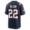 thumbnail image 3 of Men's Nike Marco Wilson  Navy New England Patriots  Game Jersey, 3 of 6