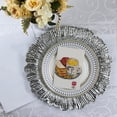 thumbnail image 2 of CMrtew Reef Charger Plates Bulk, 5 Inch Plastic Floral Charger Plates, Round Plate Chargers for Dinner Wedding Party Event Table Setting Decoration, 2 of 6