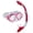 Berry-LightGrey, variant on US Divers Admiral Snorkel Combo Berry-LightGrey
