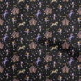 thumbnail image 1 of oneOone Tissu Polyester Spandex Noir Matériel de Robe de Cirque Tissu Imprimé Tissu au Mètre 56 Pouces de Large-Ae, 1 of 5