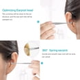 thumbnail image 3 of Bexikou 1 Set Earpick Stainless Steel Ear Wax Removal Tool Portable Ear Pick Remover Kit Home Care Supplies, Silver, 3 of 6