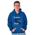 thumbnail image 3 of Blessed Are Those Who Pray Faith Hoodie Sweatshirt Women Men Brisco Brands S, 3 of 6