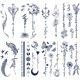 thumbnail image 1 of Etiqueta Engomada Del Tatuaje Animal Semi Permanente 8PCS para Mujeres Adultas Niñas, 1 of 9