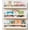 White and Natural-23.6 Inch, variant on Floating Book Shelves Wall Mounted Wooden Bookshelf For Room Dark Wood Hanging Shelf Bedroom (24 Inch Walnut Brown Set Of 3)