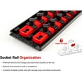 thumbnail image 5 of TEKTON 1/2 Inch Drive Shallow 6-Point Socket Set with Rails and Tray, 23-Piece (10 - 32 mm) | SHD92002, 5 of 6