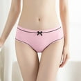 thumbnail image 2 of Women's Threaded Mid Waist Sexy Cute Plus Size Soaking Wet Air Not Tight Panties, 2 of 4