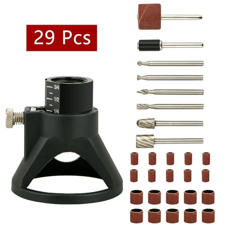 29Pcs Dremel Rotary Tool Mini Drill Woodworking Drilling Bit Set (Best Dremel Bit For Porting Aluminum)