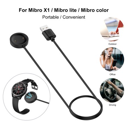 Deyuer Watch Charging Stand Quick Charging Anti-interference Plug Play Smart Wristwatch USB Charging Cable for Mibro X1/ Lite