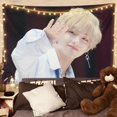 thumbnail image 1 of BTS Tapiz Dormitorio Decoración De Fondo Kim Tae Hyung Nam Joon Mercancía DIY Personalización, 1 of 4