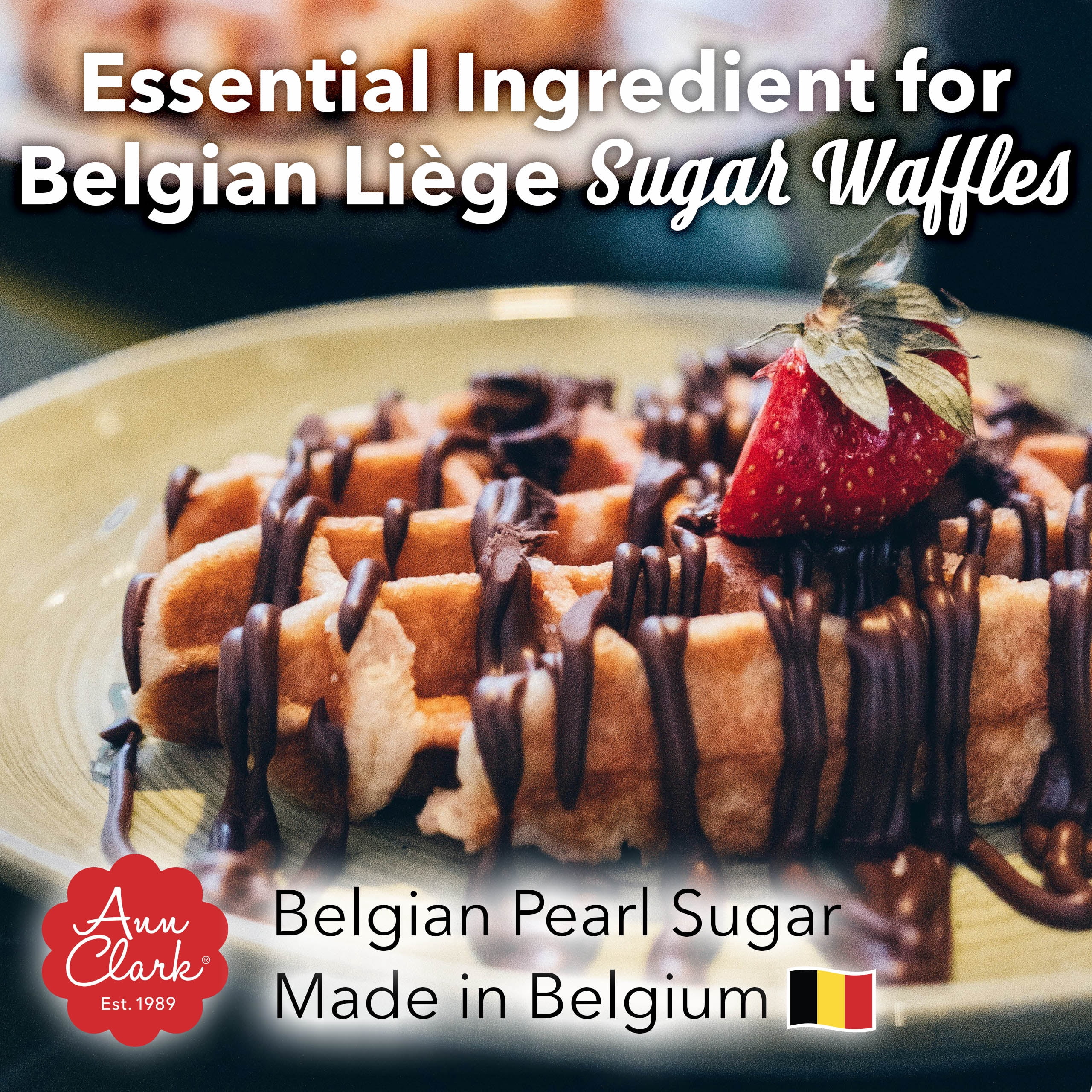 Ann Clark Authentic Belgian Pearl Sugar, 8 oz. (2 Pack)