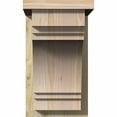 thumbnail image 2 of 8"W x 14"D x 14"H Pescadero Rough Sawn Corbel w/Backplate, Douglas Fir, 2 of 9