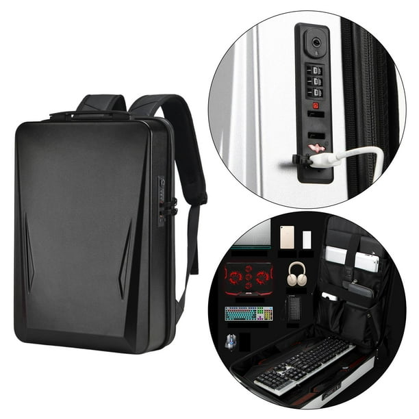 Colaxi Laptop Backpack Anti Waterproof Gaming Laptop Backpack School Backpacks Usb Charging Men Business Travel Backpack Black Black