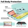 thumbnail image 5 of Compatible with Xiaomi 13 Lite Case Shockproof, Liquid Silicone Ultra Slim Protective Xiaomi 13 Lite Phone Case Soft Anti-Scratch Cover with Full Body Protection Cases (Light Cyan), 5 of 14
