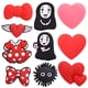 thumbnail image 3 of Sandalias de PVC de dibujos animados para hombre, zapatos de elfo negro sin cara, Totoro, Anime japonés, dijes, hebilla, decoraciones, brazaletes, Jibz Croc, 1-20 piezas, 3 of 4