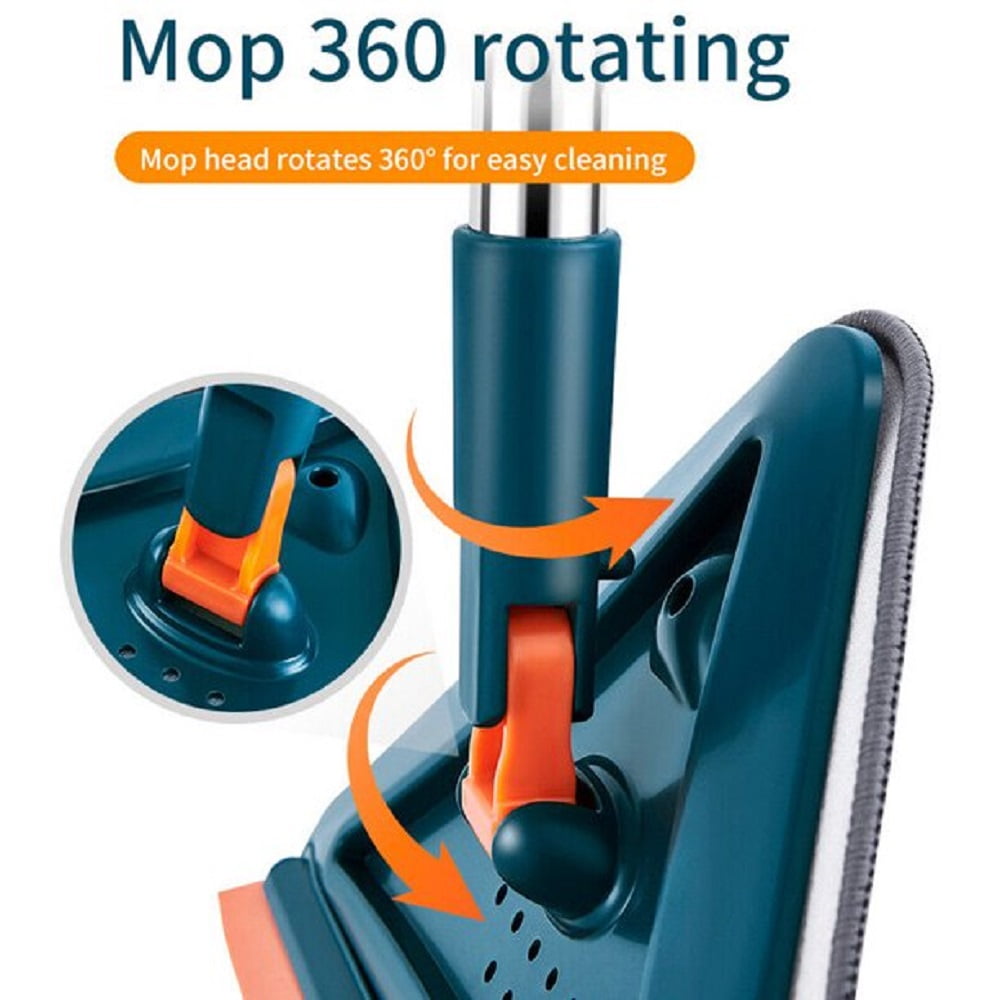 360 Rotating Floor Mop, Retractable Mop, For House, Home, Floor, Wall  Cleaner, With Long Handle, Cleaning Tool, - Temu