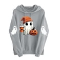 thumbnail image 6 of Falkdiz Halloween Sweatshirts for Women Winter Cute Pocket Pullover Hooded Long Sleeve Casual Graphic Outdoor Womens Hoodies Trendy, 6 of 7