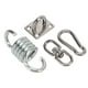 thumbnail image 3 of Kit de suspensión de columpio de acero inoxidable de alta resistencia para colgar hamacas y sillas, juego de montaje para techo y porche., 3 of 14