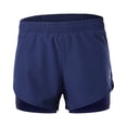 thumbnail image 2 of Lixada Women's Active Training Shorts Quick Dry, Breathable, Reflective Brand, Elastic Waistband, Mesh Air Vents, 2 of 7