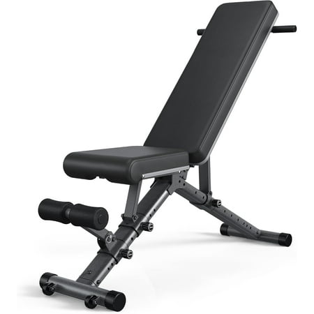 BARWING 90° Adjustable Weight Bench Workout Bench, 1000 LB Heavy Duty Incline Decline Bench for Home Gym, Easy Assembly Foldable Training Lifting Bench, Ultra Short Gap 2025 New Version