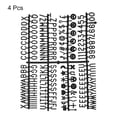 thumbnail image 3 of Felt Board Letters, 680 Characters Black 3/4" Letters Numbers Symbols Changeable Plastic Message Boards 4Pcs, 3 of 6