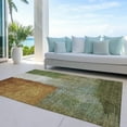 thumbnail image 6 of Addison Rugs Chantille Indoor/Outdoor Transitional Squares Green Washable Rectangle Rug, 2'6" x 3'10", 6 of 6