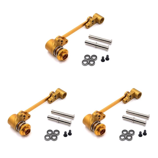 Conjunto de piezas de modificación Vogacara para WLtoys 3 piezas color Oro