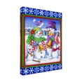 thumbnail image 2 of Trademark Fine Art 'Snowmen' Canvas Art by Kimura Designs, 2 of 3