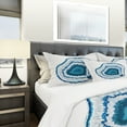 thumbnail image 4 of Designart 'Blue Agate Crystal' Modern & Contemporary Duvet Cover Set, 4 of 4
