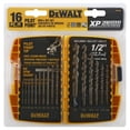 thumbnail image 2 of DeWalt Gold Ferrous Oxide Drill Bit Sets, 1/16" - 1/2" Cut Diameter, 16-Piece, 2 of 2