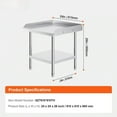 thumbnail image 7 of Premium Stainless Steel Equipment Grill Stand 24 X 24 X 26 In. Stainless Table With Adju, 7 of 7