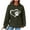 Army Green, variant on Jsaierl Women's Hoodies Plus Size Heart Paw Print Hoodies Sweatshirts Athletic Pullover Y2k Long Sleeve Top Hoodie Fall Fashion 2024