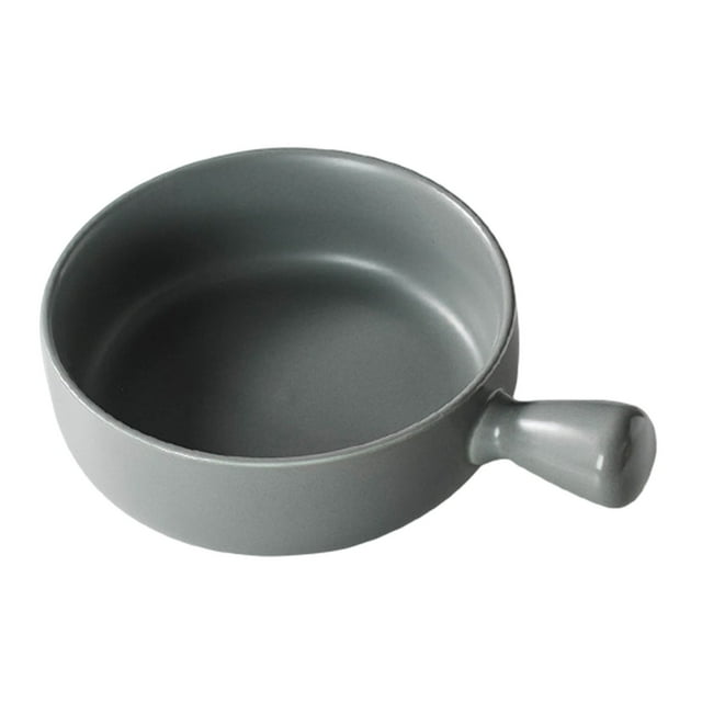 Ynlkorvg Vaisselle Bol à Riz Cuit avec Poignée Bol de Cuisson Assiette à Pâtes Couverts Ménagers Simples Bol à Soupe Bol à Nouilles
