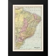thumbnail image 2 of Cram 13x18 Black Modern Framed Museum Art Print Titled - South America Brazil - Cram 1892, 2 of 5