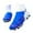 Blue1, variant on SRZYMJ Kids Boys Firm Ground Soccer Cleats Boys Girls Athletic Outdoor Football Shoes Blue1 9-9.5 Years
