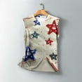 thumbnail image 5 of Yghzkop Womens Patriotic Tops 4th of July Independence Day Sleeveless Round Neck Summer Blouse Lightweight Quick-Dry Fabric American Flag Graphic Outdoor Events Casual Chic Apparel Tank Tops, 5 of 5
