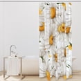 thumbnail image 2 of Little Daisy Waterproof Printed Bathroom Curtain Set with Hooks - Shower Curtain Sets for Bathroom Decoration, 2 of 6