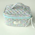 thumbnail image 4 of Bolsa de cosméticos portátil de gran capacidad, bolsa de almacenamiento para el cuidado de la piel, bolsa de algodón acolchada portátil, lindo oso para viajes de estudiantes, 4 of 6
