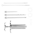 thumbnail image 4 of Seringue Injecteur de Viande 2 OZ en Acier Inoxydable, Seringue d'Assaisonnement, Seringue de Cuisson avec 3 Aiguilles, Outil de Barbecue, 4 of 8